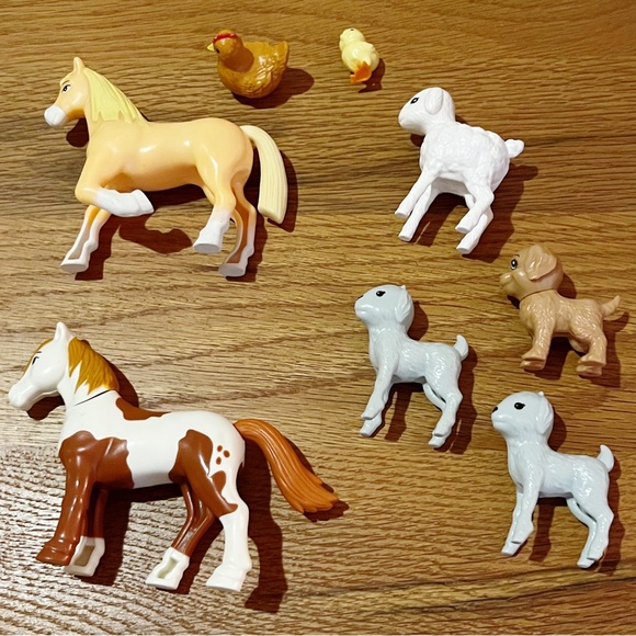 Barbie Toys Miscellaneous Barbie Farm Animals Toy Lot Farm Animal Barbies Farm Play Set